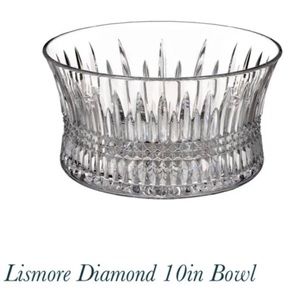 Waterford Lismore Diamond Cut Crystal Bowl 25cm/10in New In box
